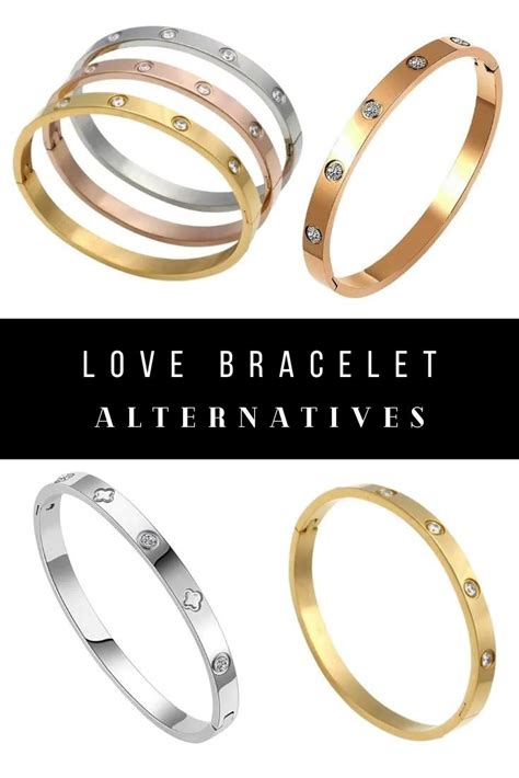 simil cartier love|cartier love bracelet look alike.